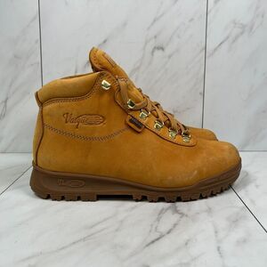 Vasque 7096 Mens Size 7 Beige Brown Leather Gore Tex Hiking Trail Outdoor Boots